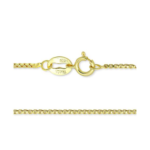 Giani Bernini Box Link 16" Chain Necklace in 18k Gold-Plated Sterling Silver NEW - Picture 3 of 10